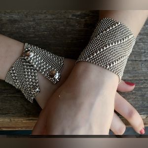 Sergio Guittierez liquid Silver‎ bracelet